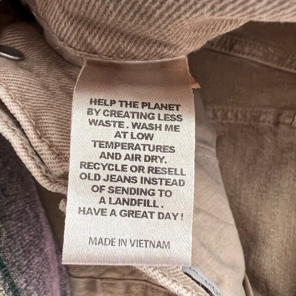 PACSUN Tan Denim Stretch High Rise Bootcut Jeans Size 25 - Picture 9 of 9